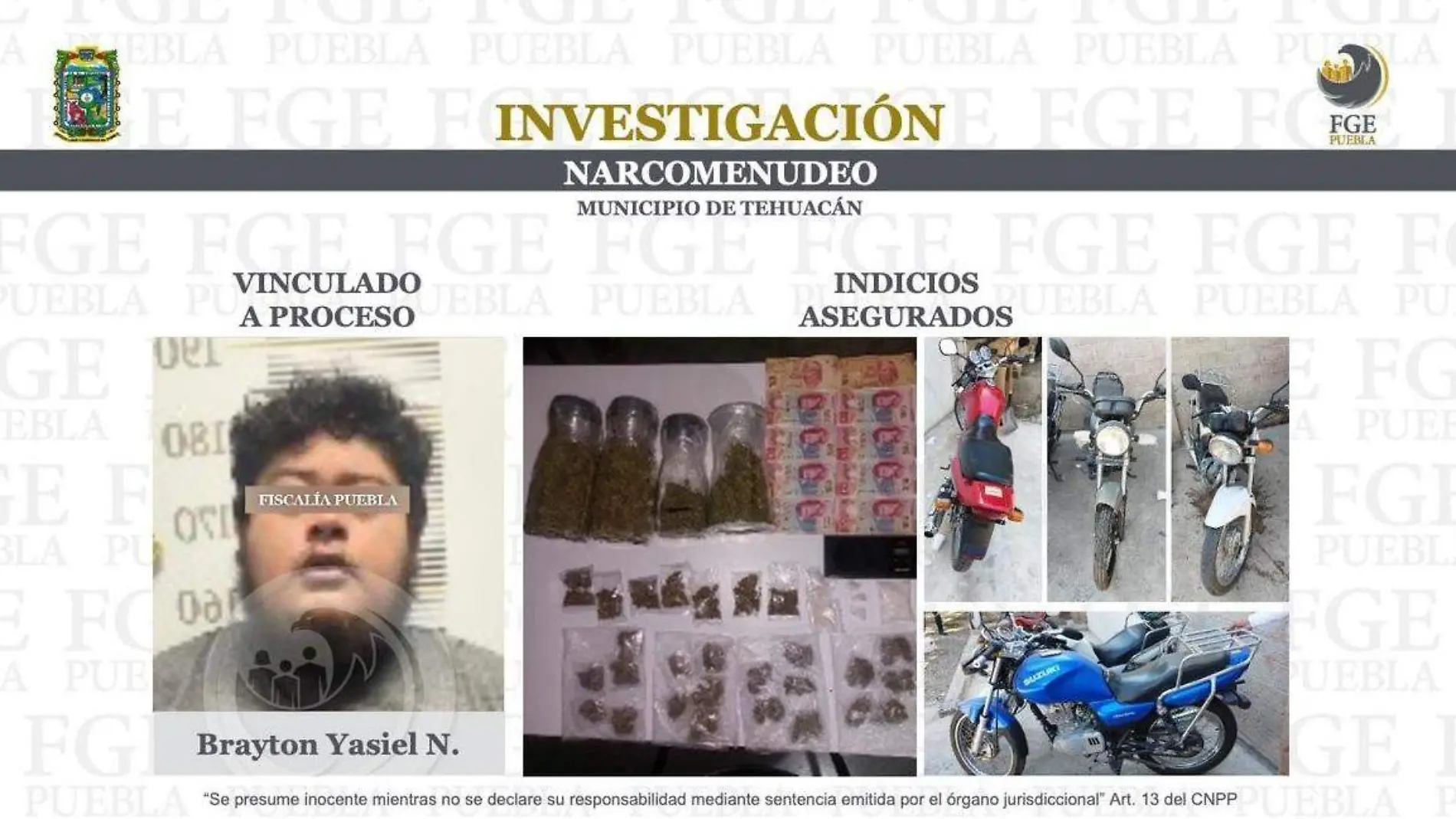 capturan a presunto vendedor de droga en tehuacan